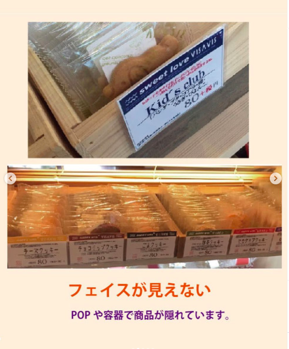 陳列の基本 陳列方法